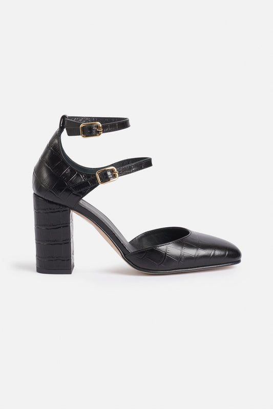 Tacón ROCÍO Coco Negro - BIMANI