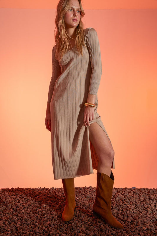 Vestido ATLAS Beige - BIMANI