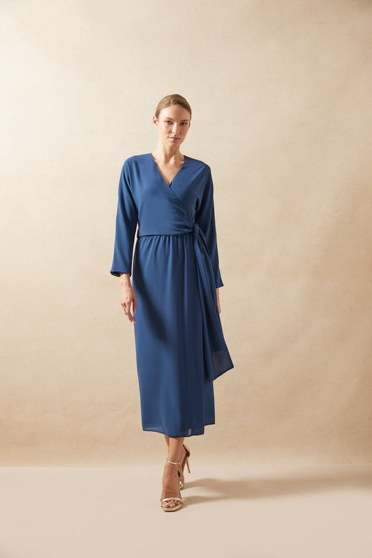 Vestido ESPIRAL Blue Neptune - BIMANI
