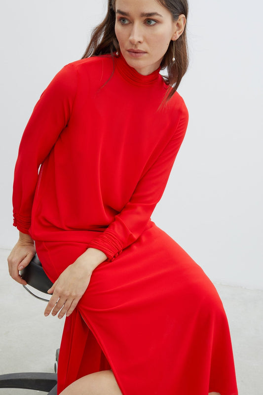 Vestido MOONLIGHT Red Poppy - BIMANI