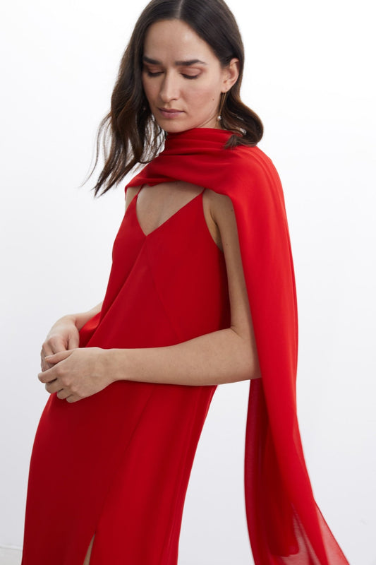 Vestido NAMIBIA Red Poppy - BIMANI