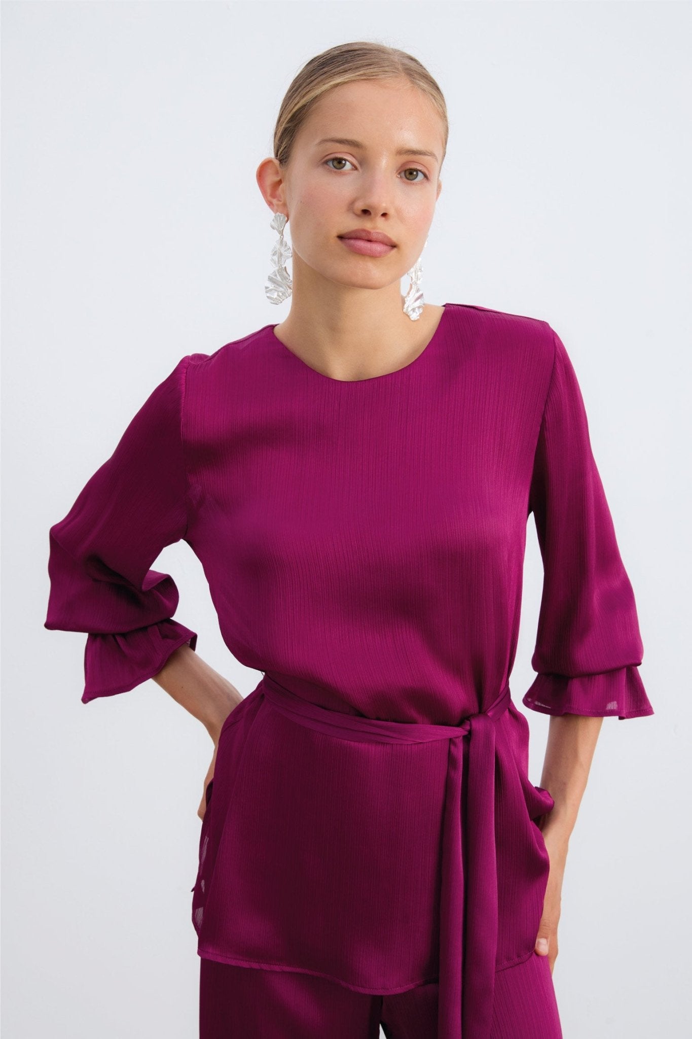 Blusa VIOLETTE Grape - BIMANI