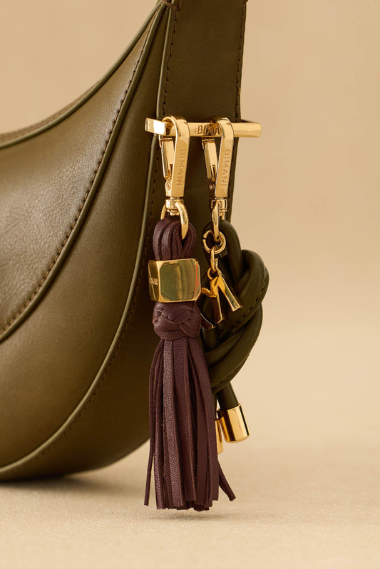 Llavero con charm BONBON Burdeos - BIMANI