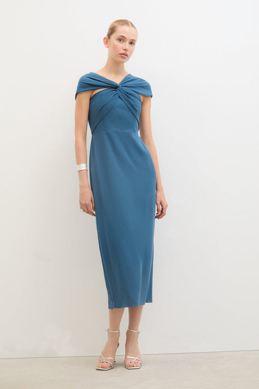 Vestido SUZANNE Teal - BIMANI