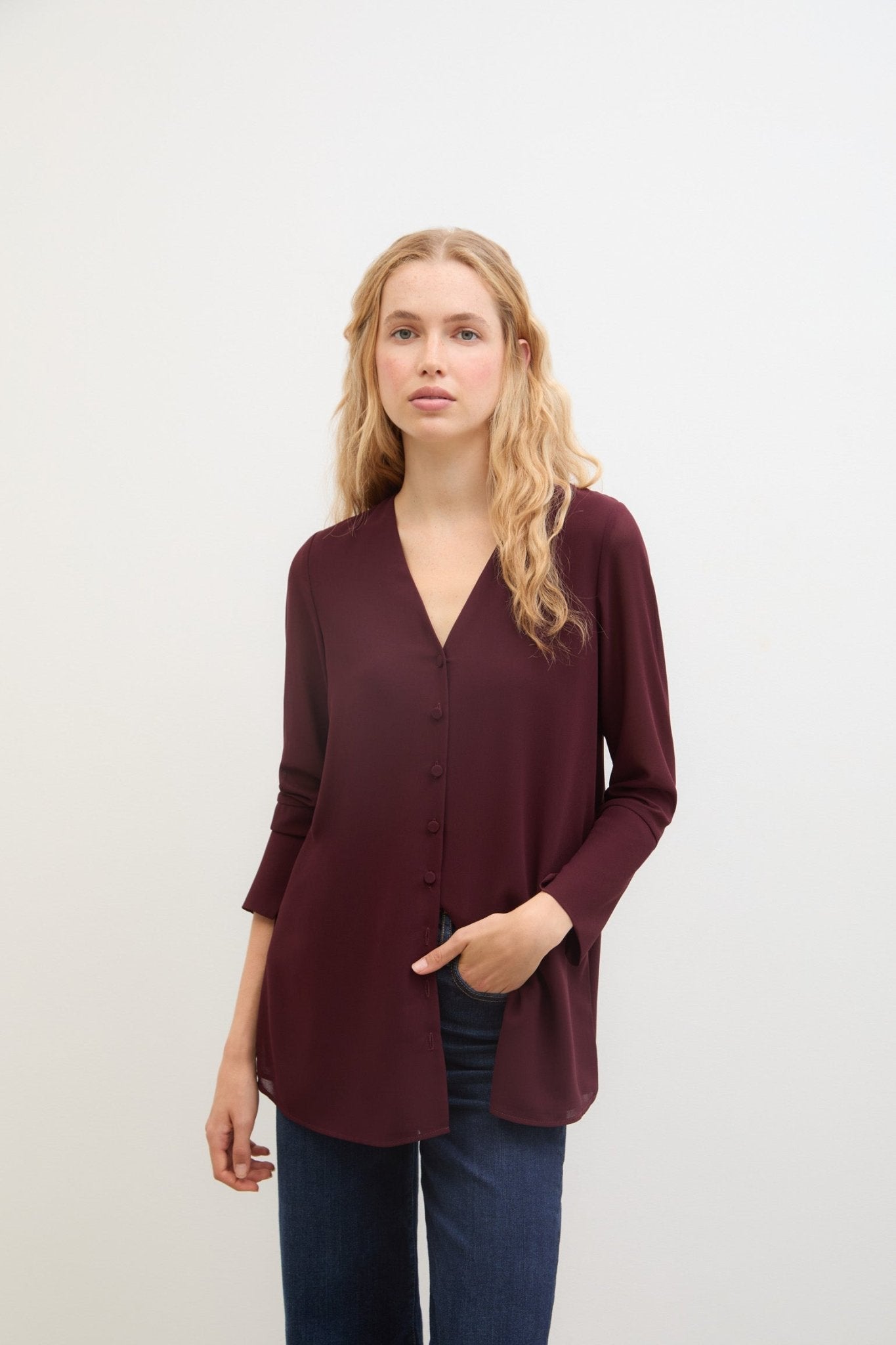 Blusa CANYON Burgundy - BIMANI