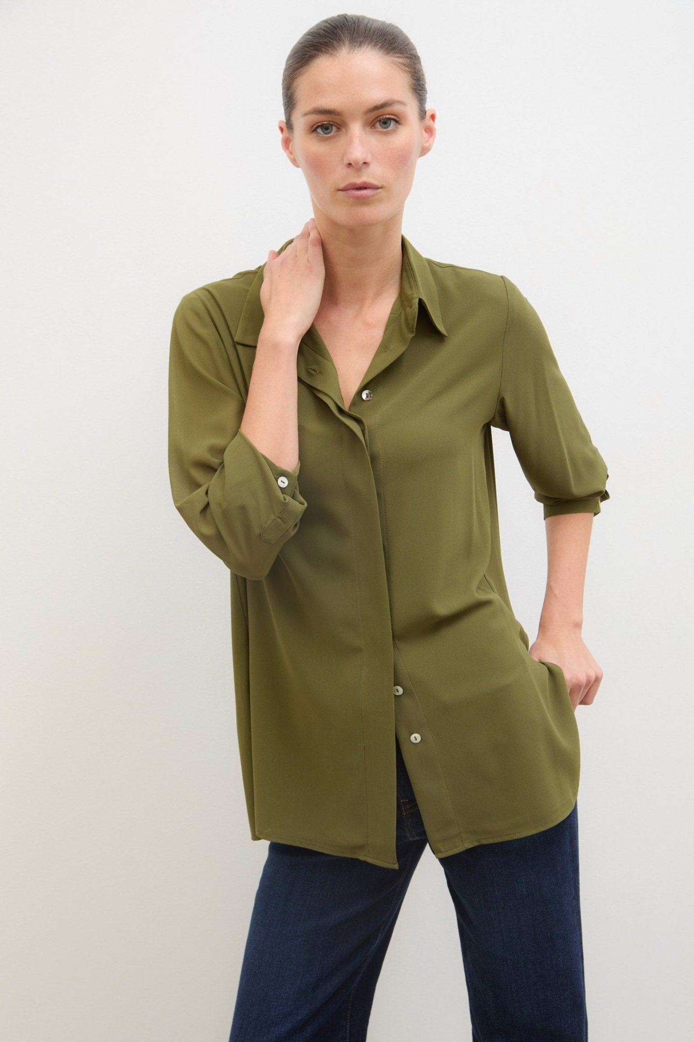 Blusa ESENCIA Khaki - BIMANI