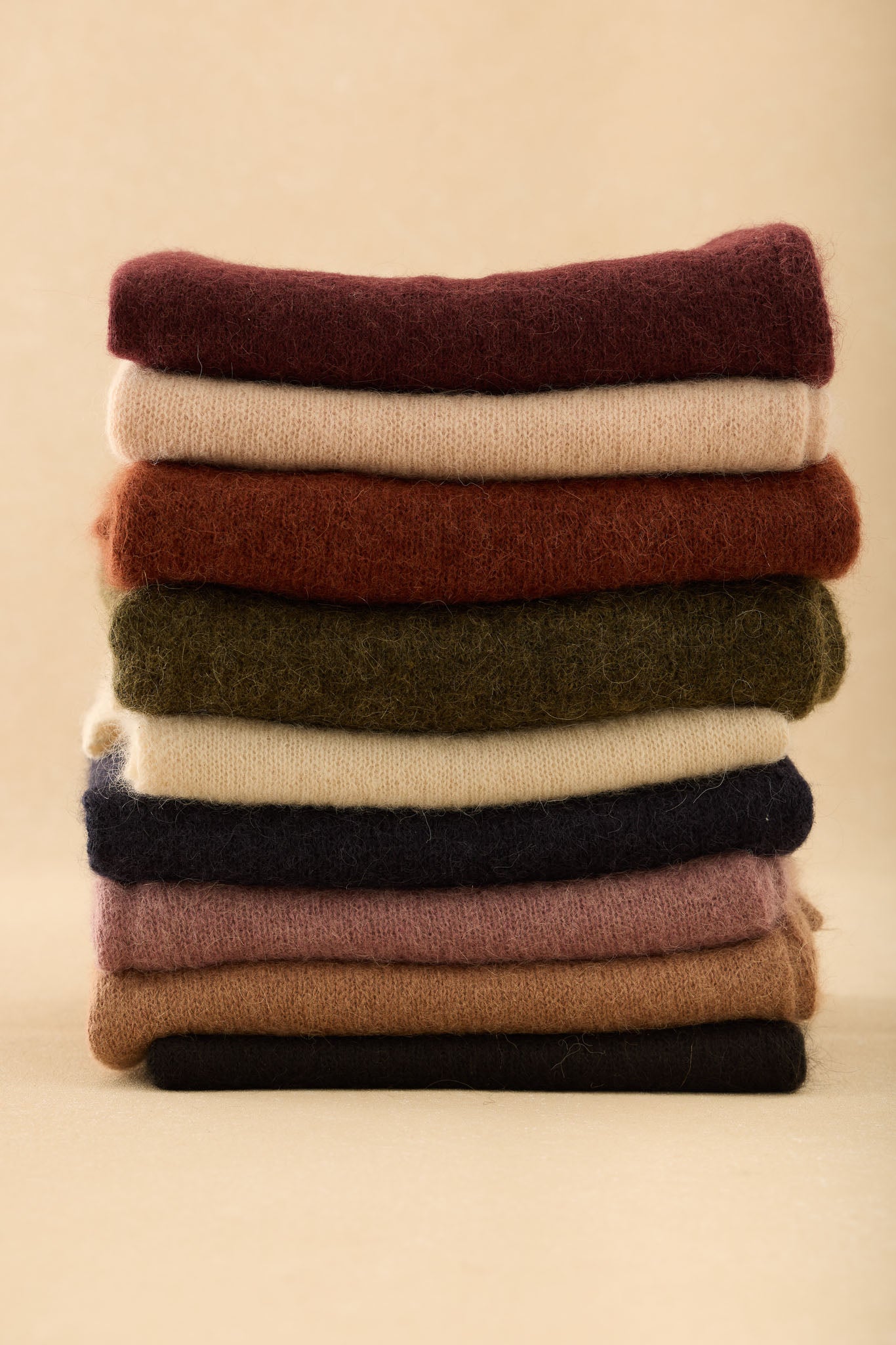 Poncho MOHAIR Nude - BIMANI