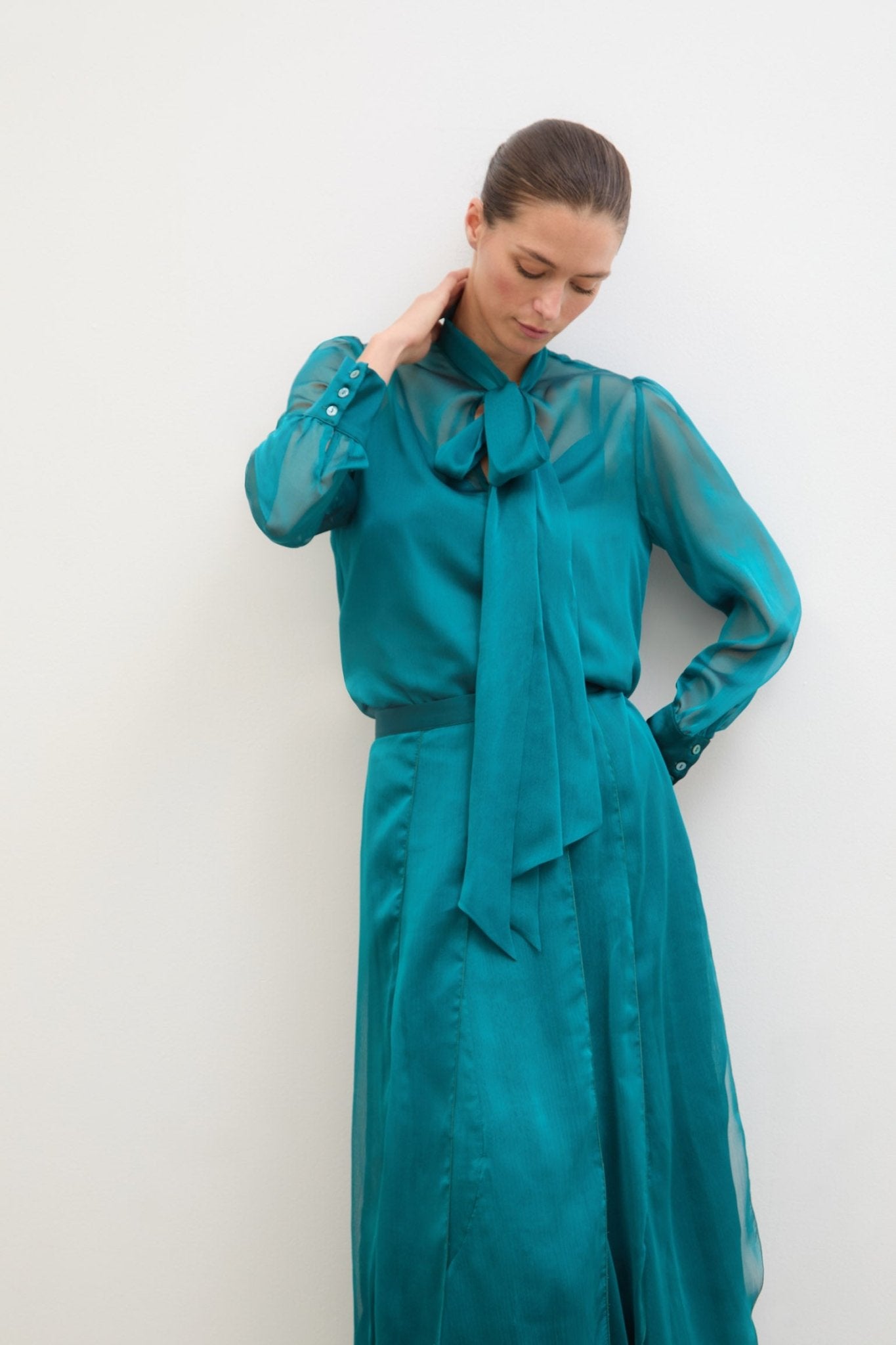 Blusa CHELSEA Teal - BIMANI