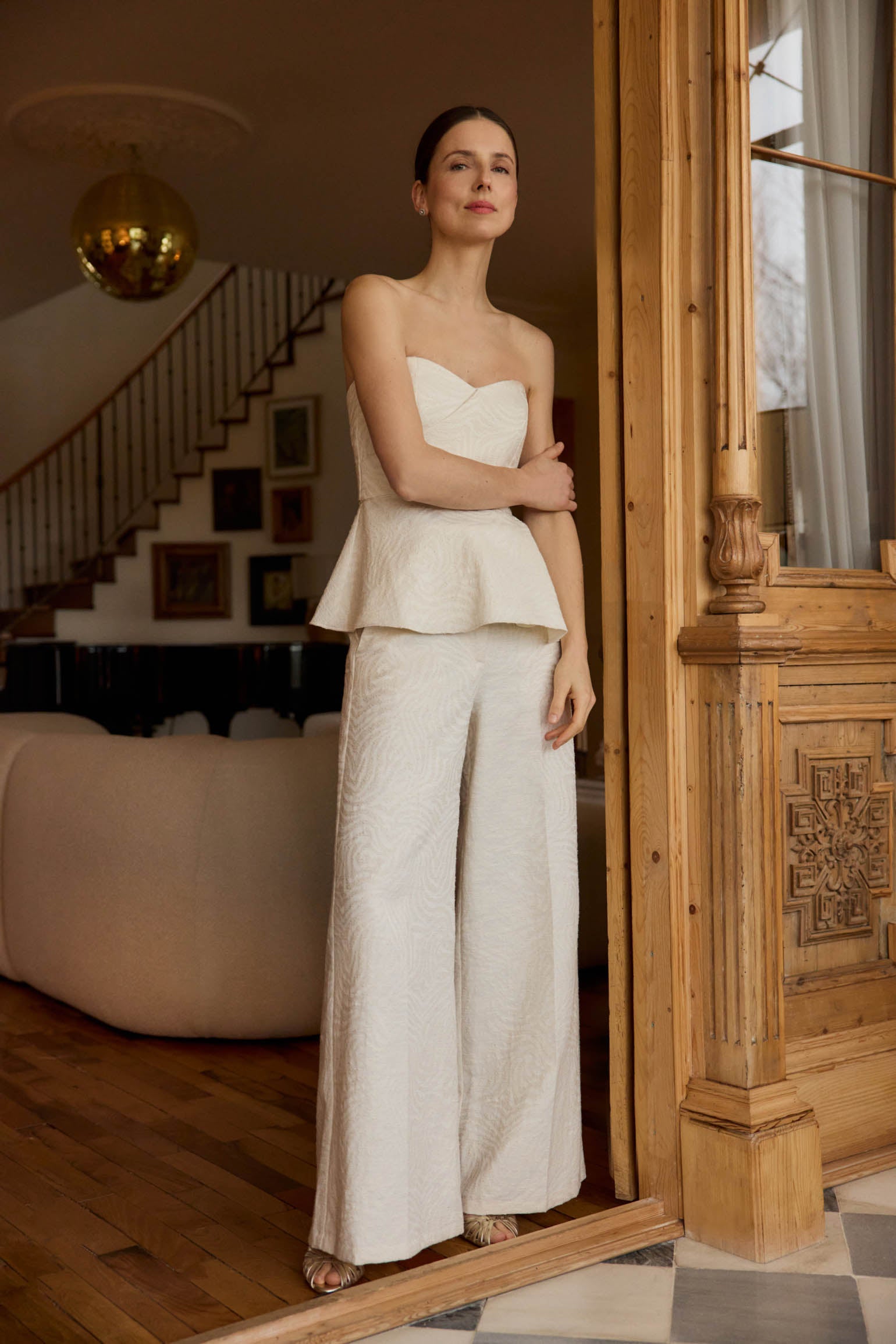 Top ODETTE Crema - BIMANI