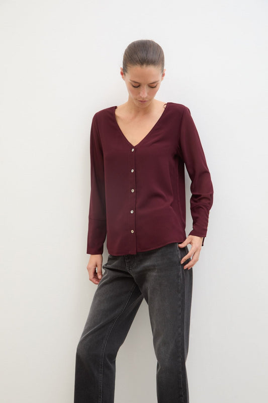 Blusa LAGUNA Burgundy - BIMANI