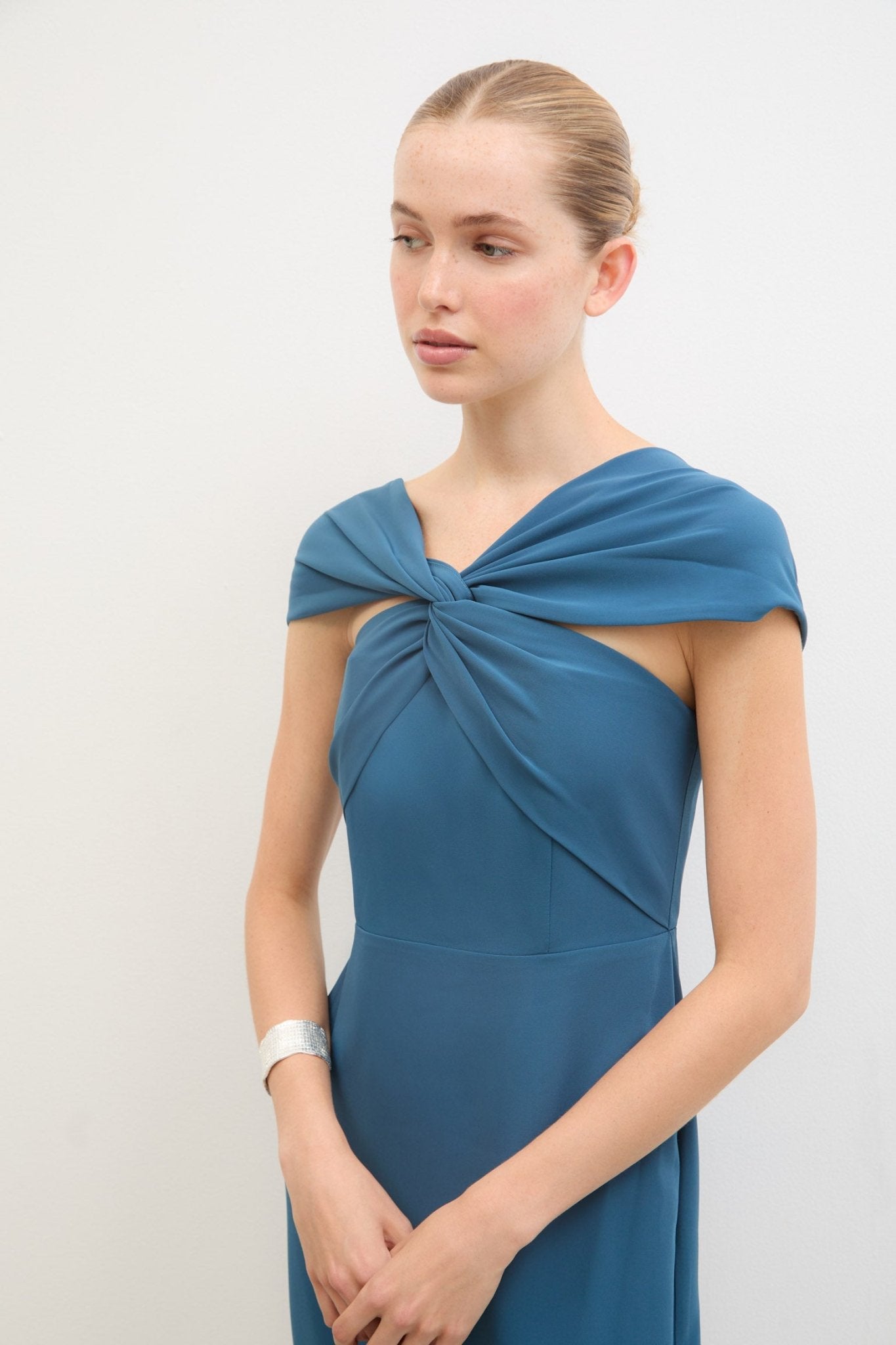 Vestido SUZANNE Teal - BIMANI