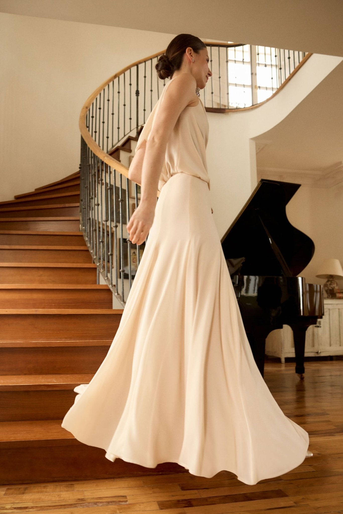 Falda ROSELLE Beige Caliza - BIMANI