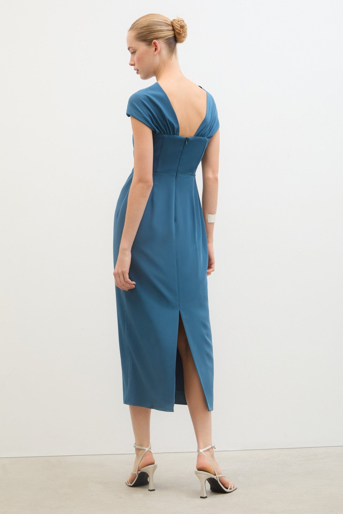 Vestido SUZANNE Teal - BIMANI