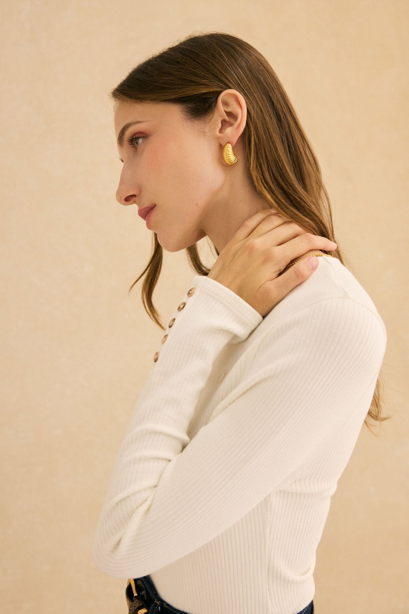 Camiseta DIANA Beige - BIMANI