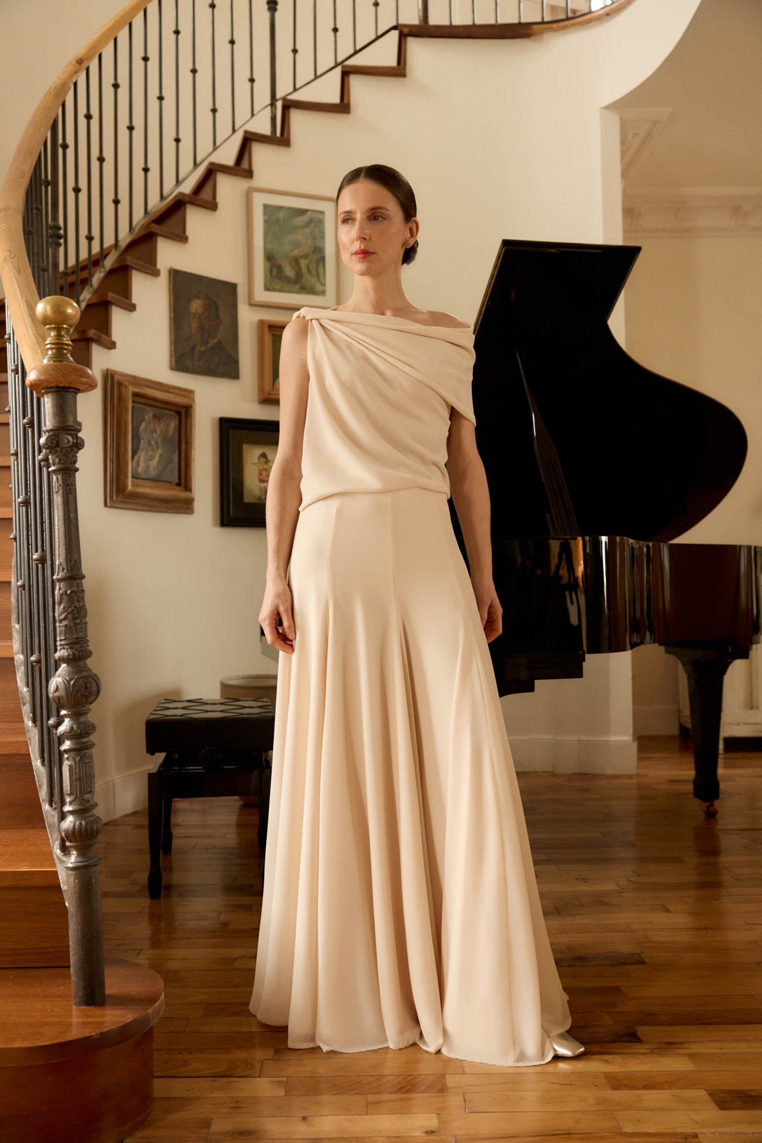 Falda ROSELLE Beige Caliza - BIMANI