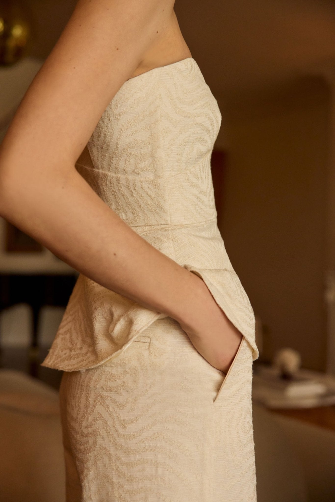 Pantalón VELIA Crema - BIMANI