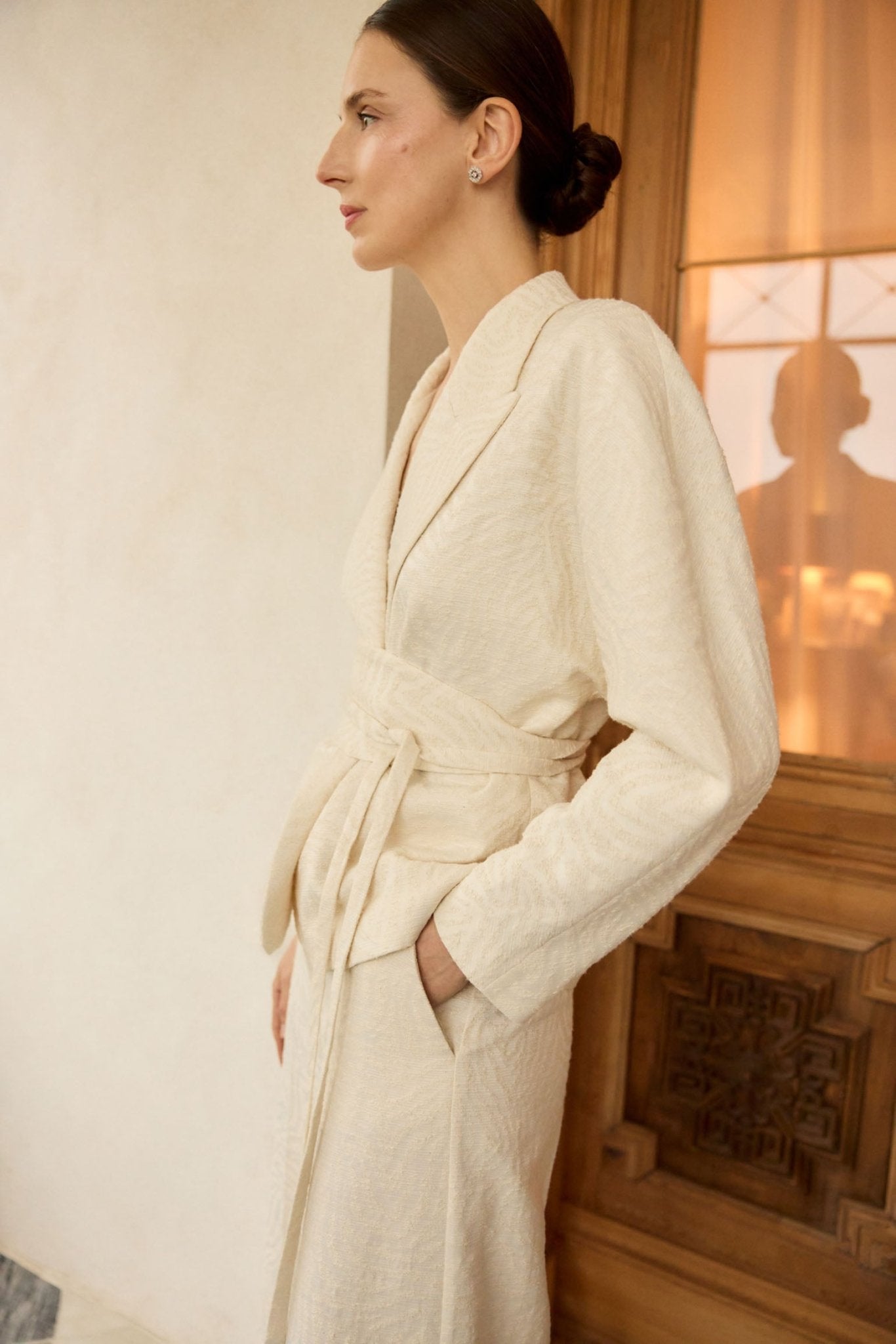 Chaqueta SERENA Crema - BIMANI