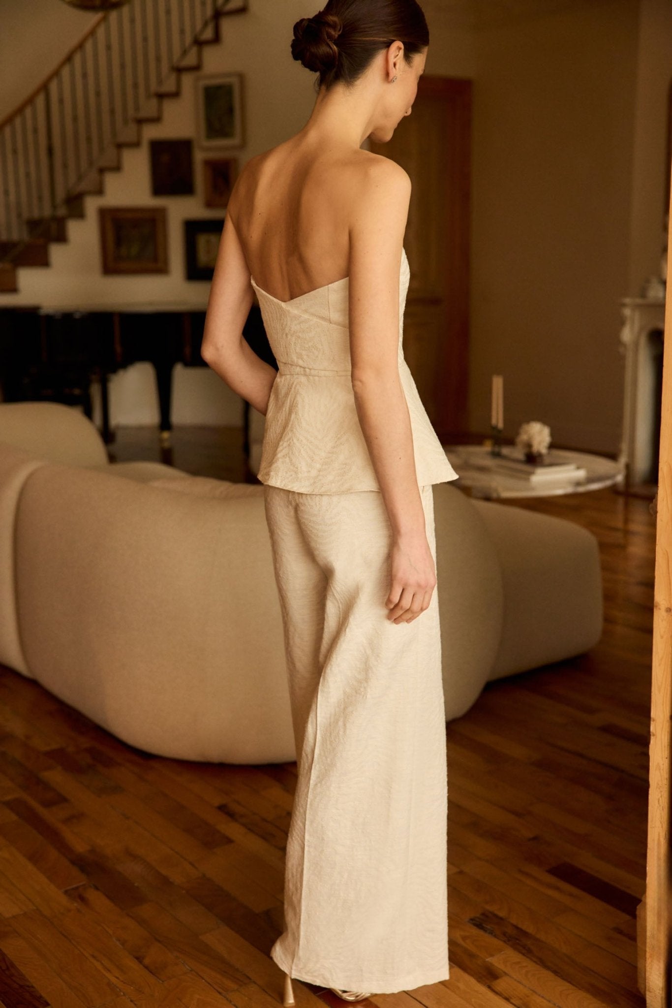 Top ODETTE Crema - BIMANI