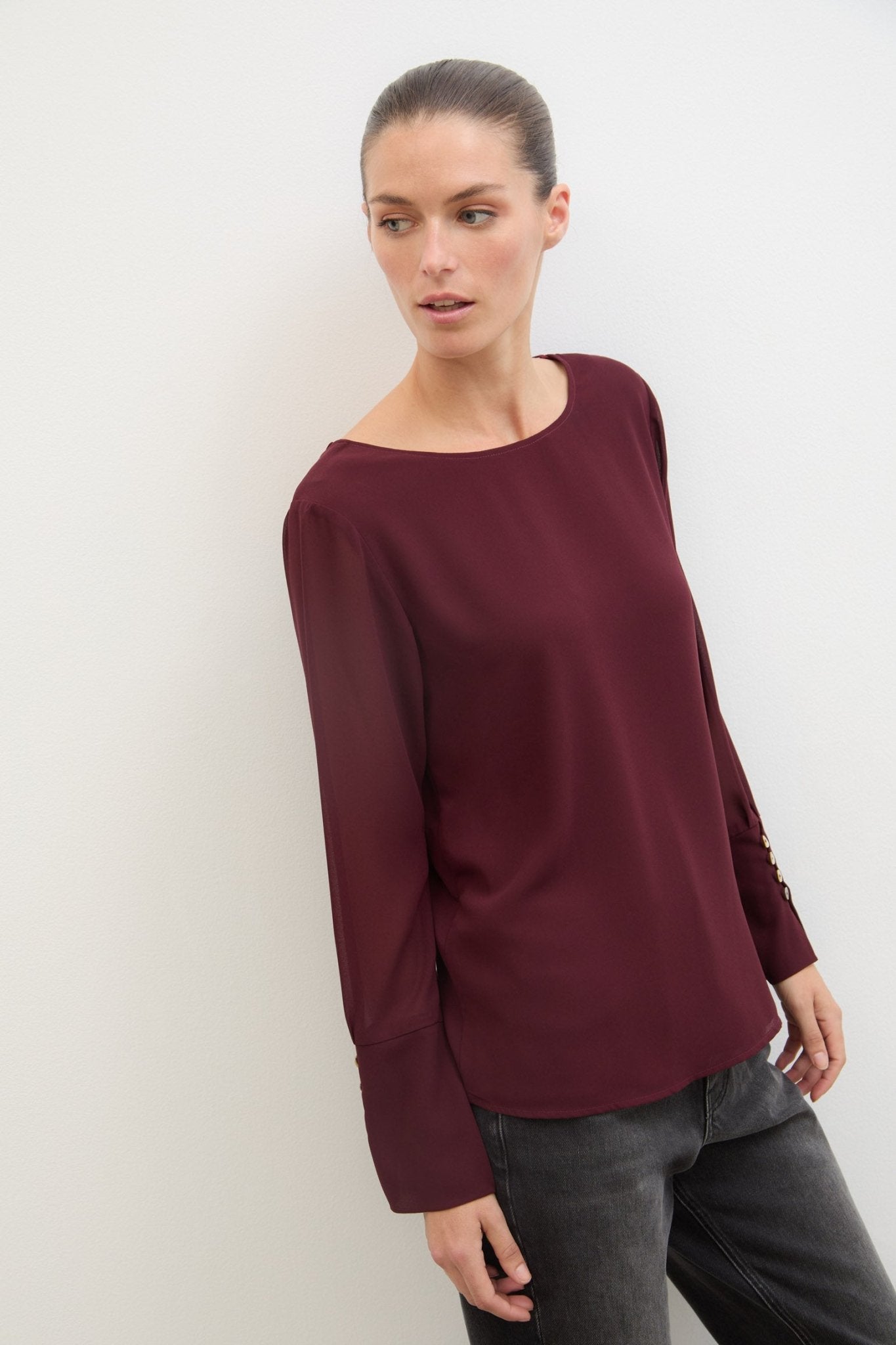 Blusa LAGUNA Burgundy - BIMANI