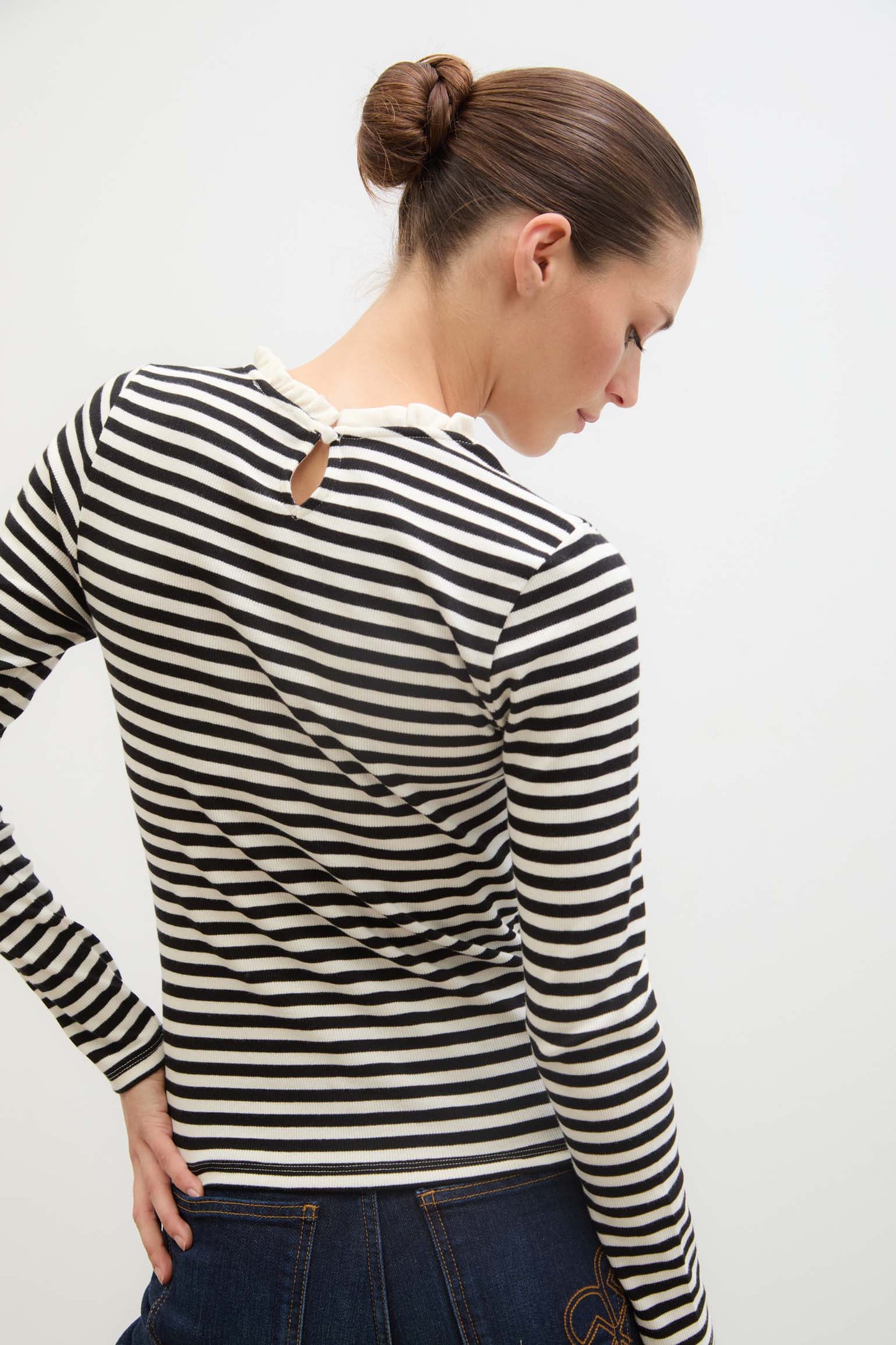 Camiseta GÓNDOLA Stripes Black - BIMANI