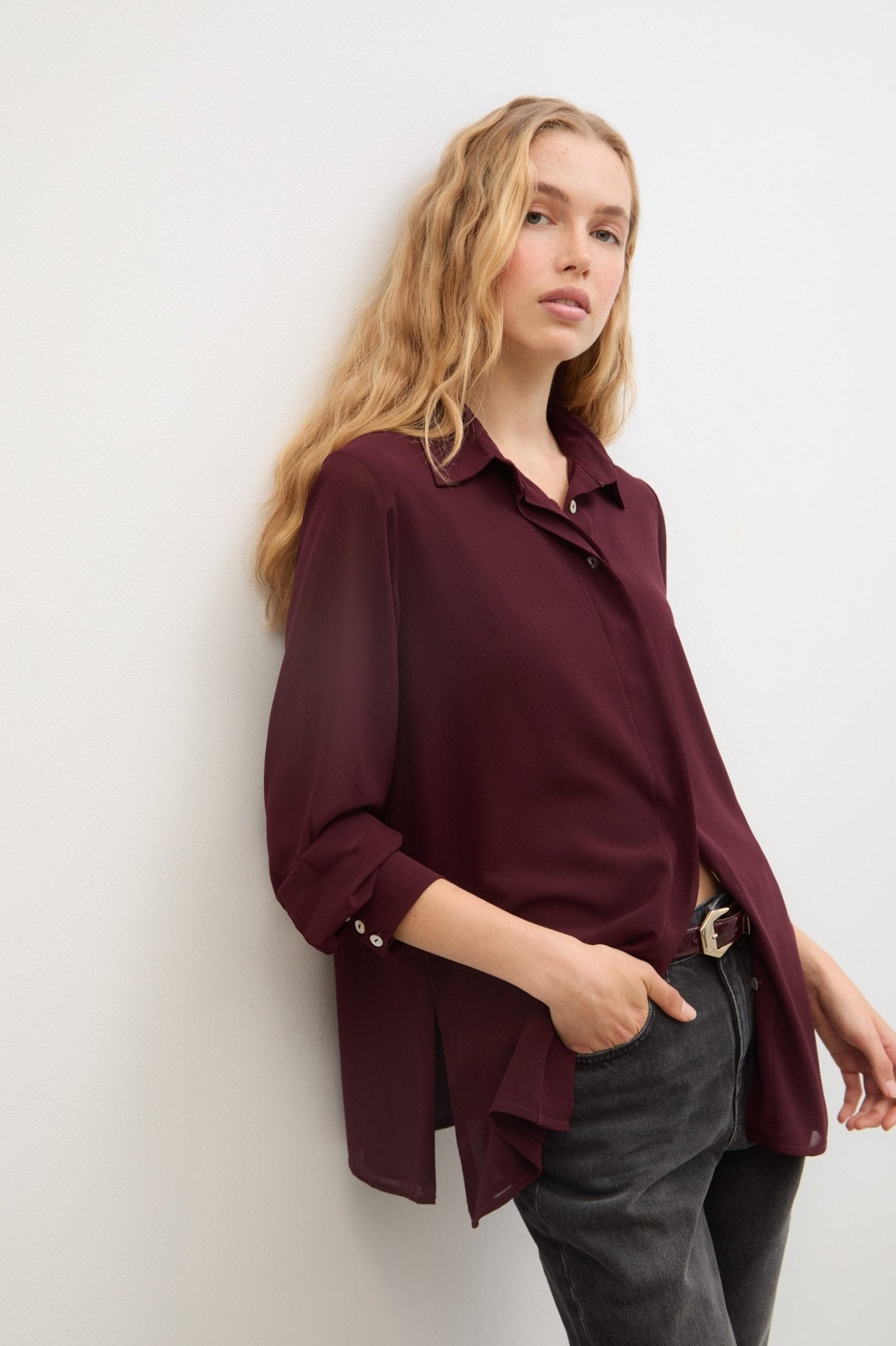 Blusa ESENCIA Burgundy - BIMANI