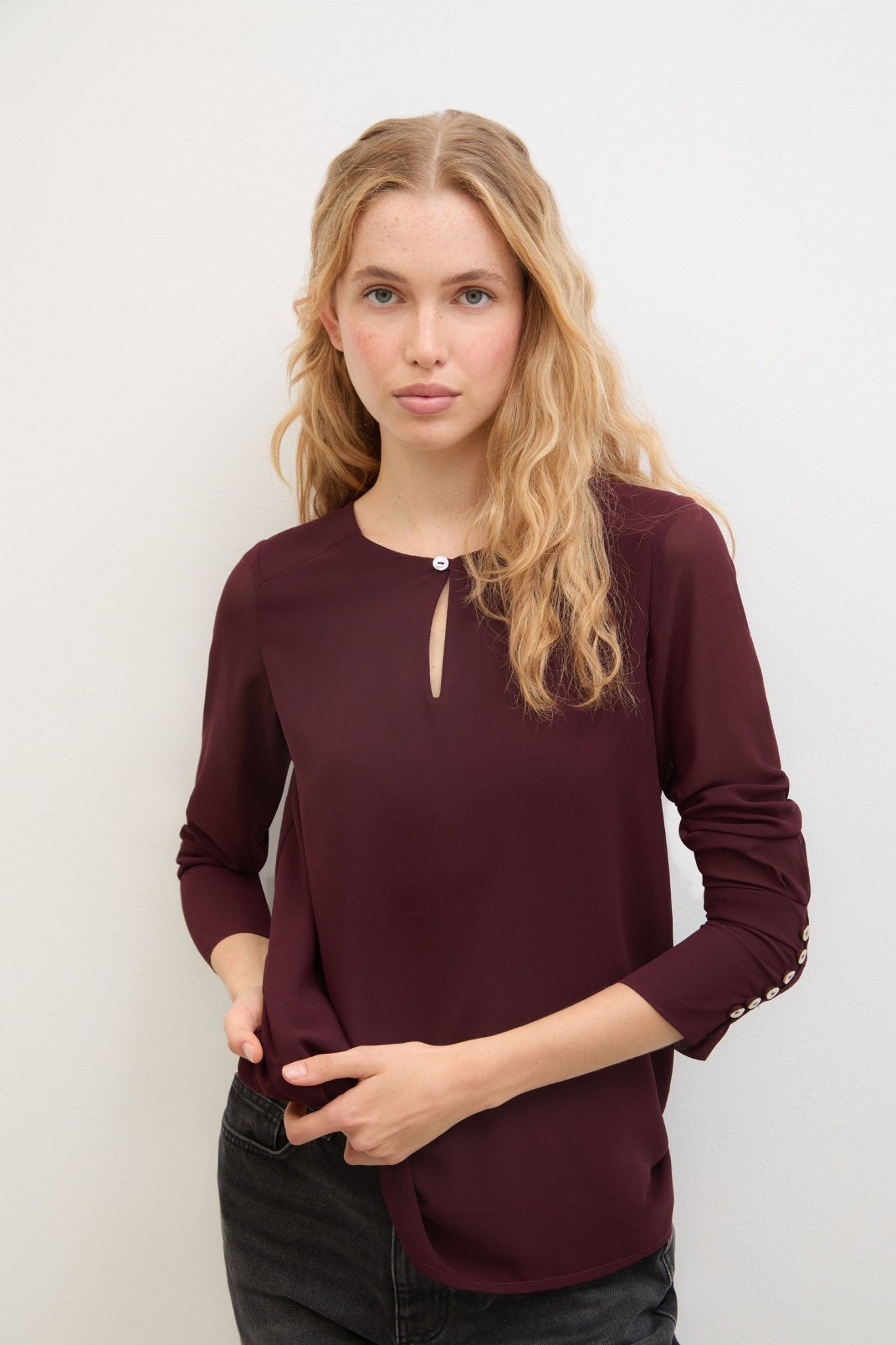 Blusa SENDA Burgundy - BIMANI