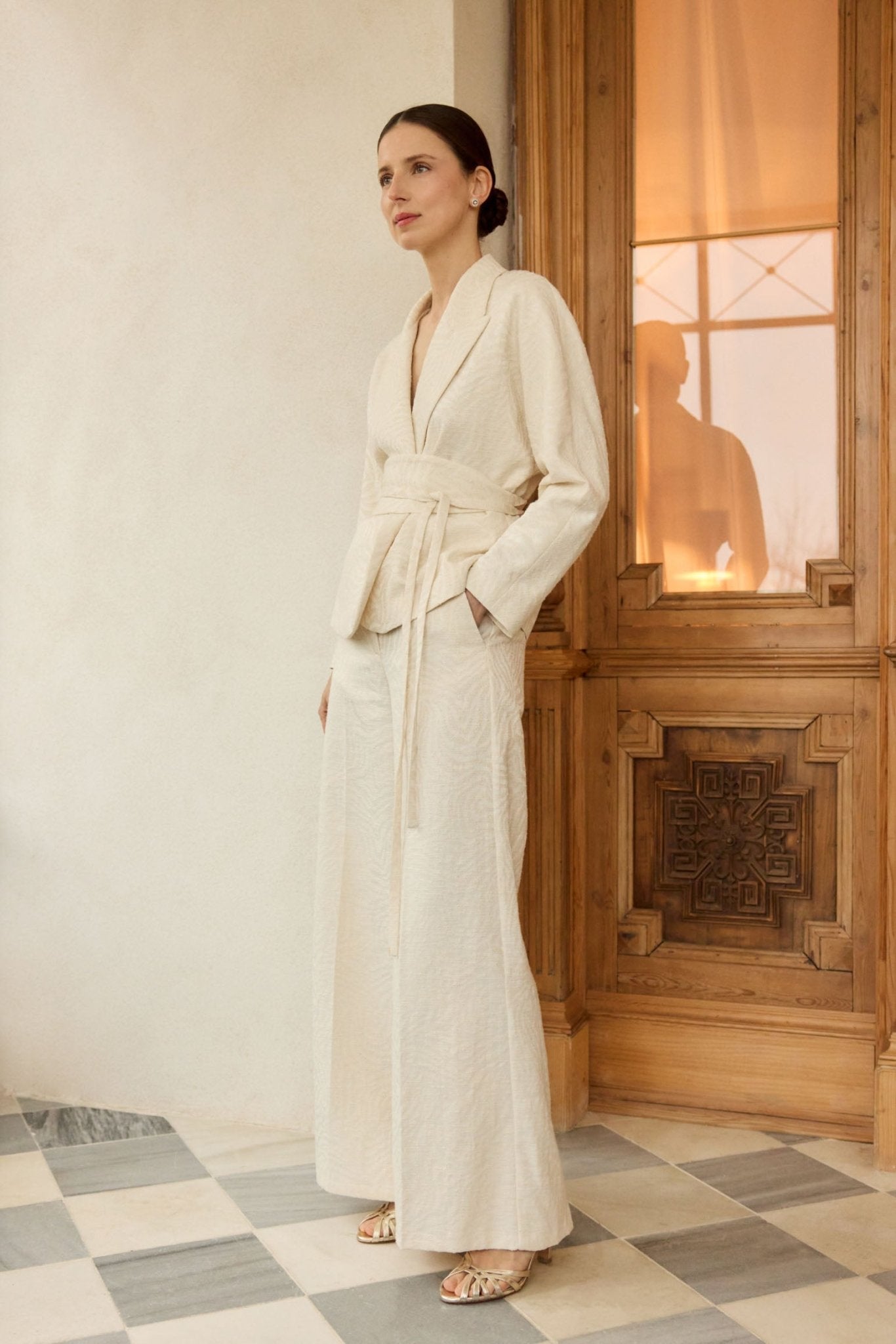 Chaqueta SERENA Crema - BIMANI