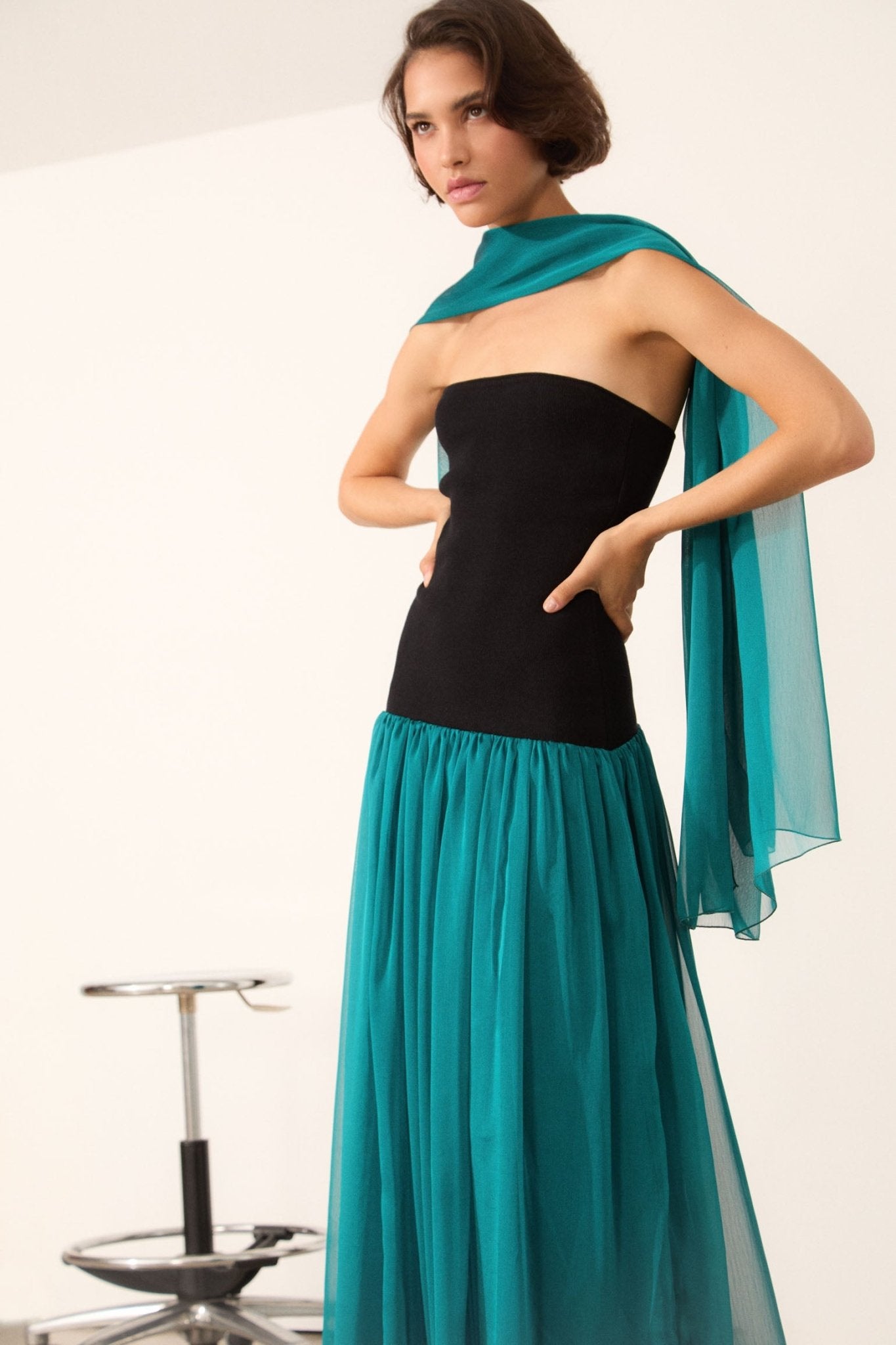 Vestido IRIS Teal - BIMANI