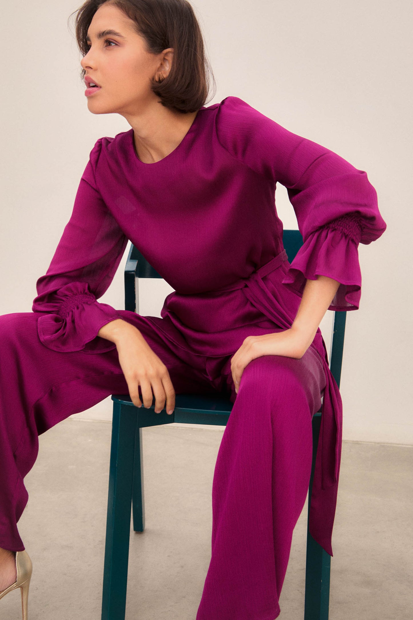 Blusa VIOLETTE Grape - BIMANI