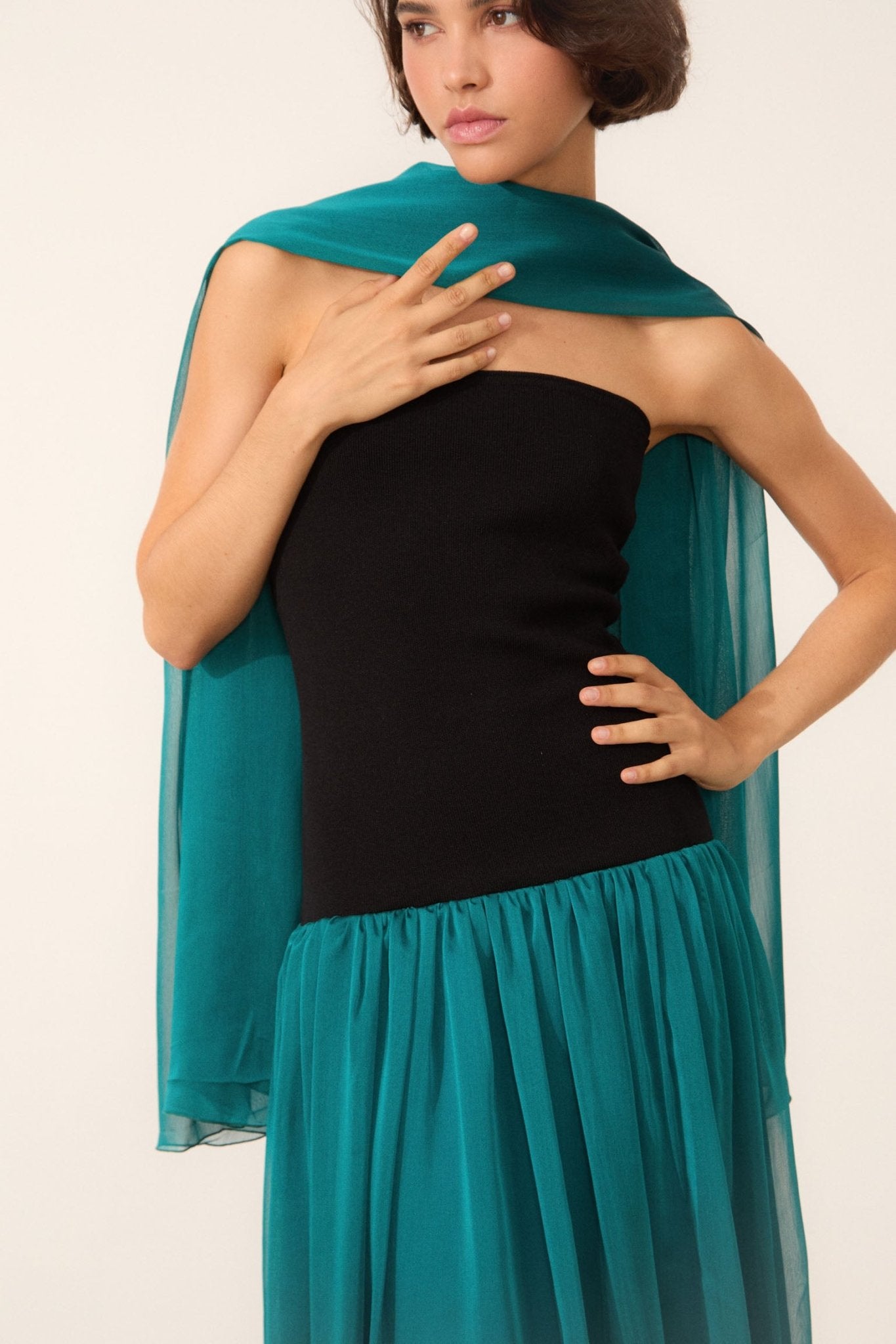 Vestido IRIS Teal - BIMANI