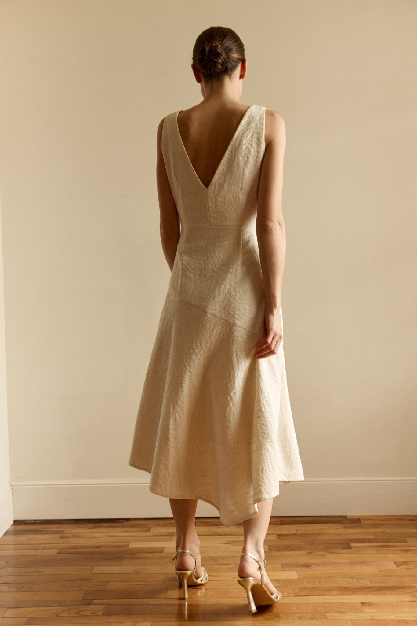 Vestido MIREIA Crema - BIMANI