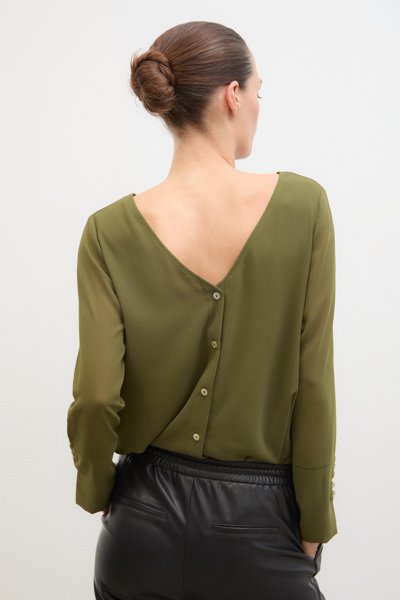 Blusa LAGUNA Khaki - BIMANI