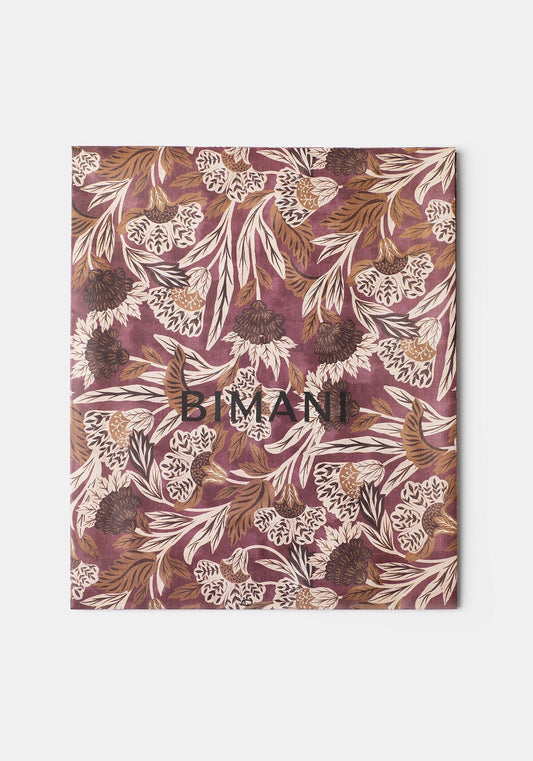 Sobre Regalo Estampado Burdeos - BIMANI