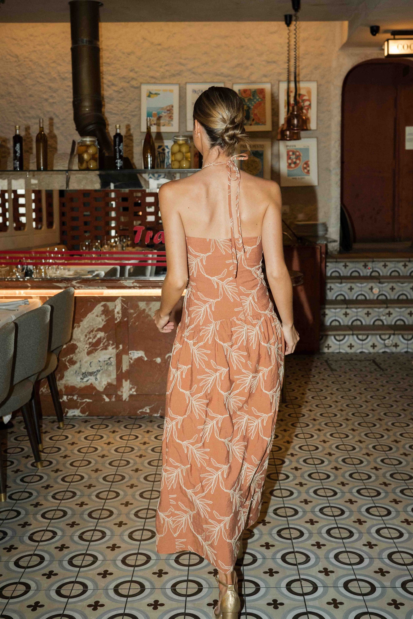 Vestido VERENA Teja