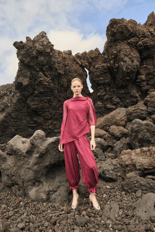 Pantalón SABINE Cereza Árida - BIMANI