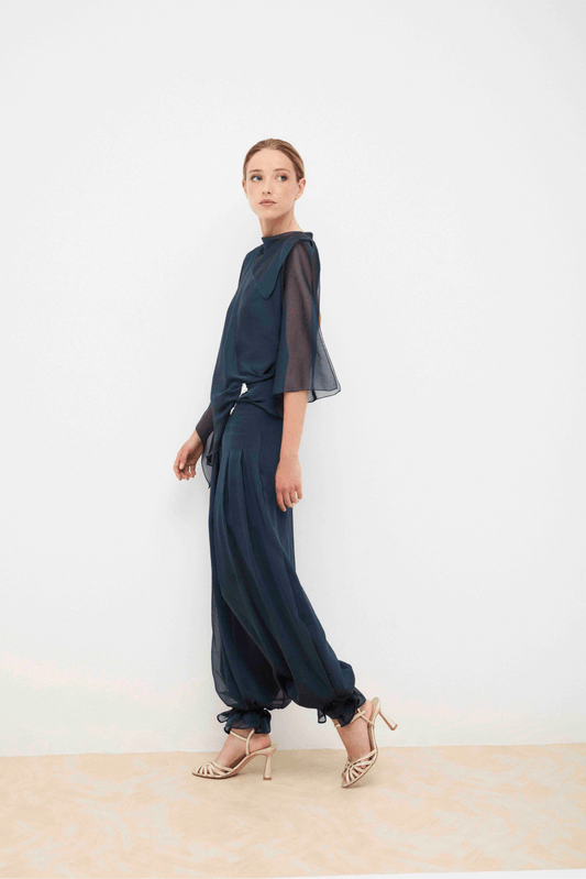 Pantalón SABINE Azul Petróleo