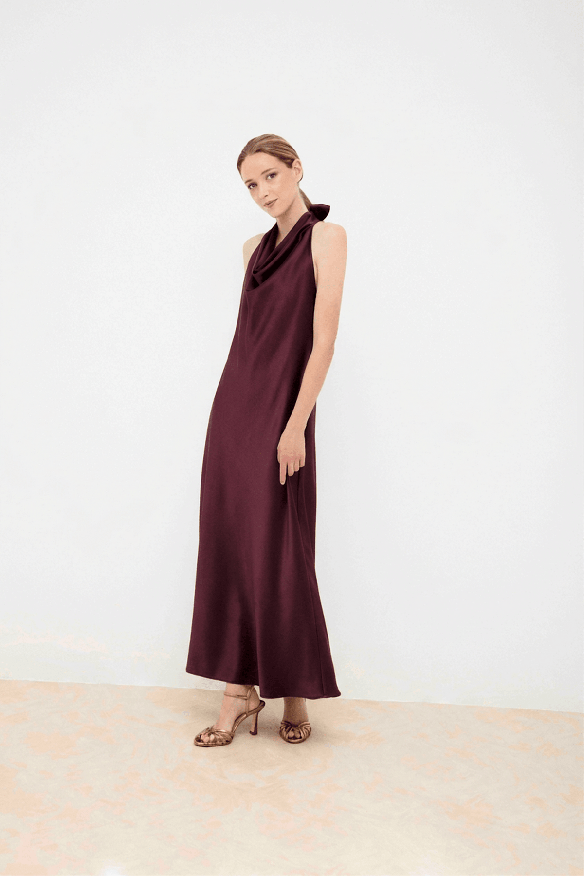 Vestido HELENA Berenjena - BIMANI