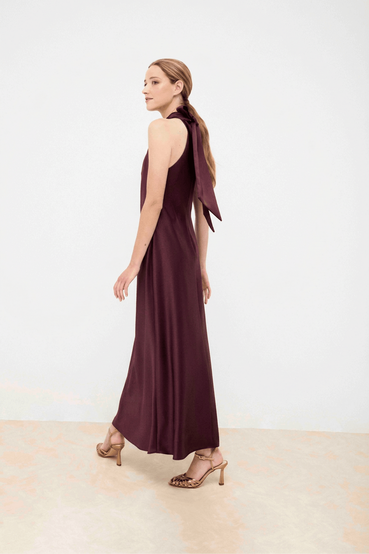 Vestido HELENA Berenjena - BIMANI