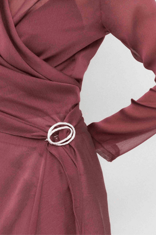 Broche ELÍA Plata