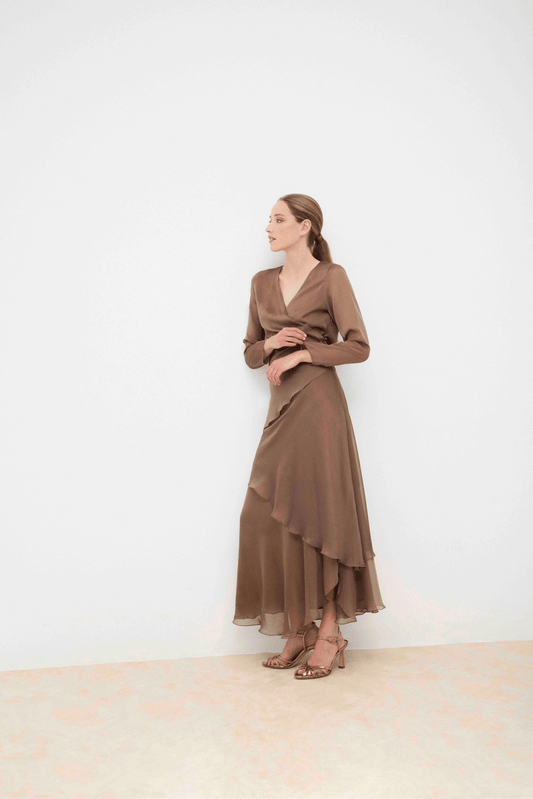 Vestido GIA Bronce