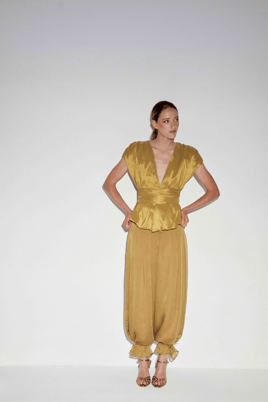 Pantalón SABINE Oliva Peridoto