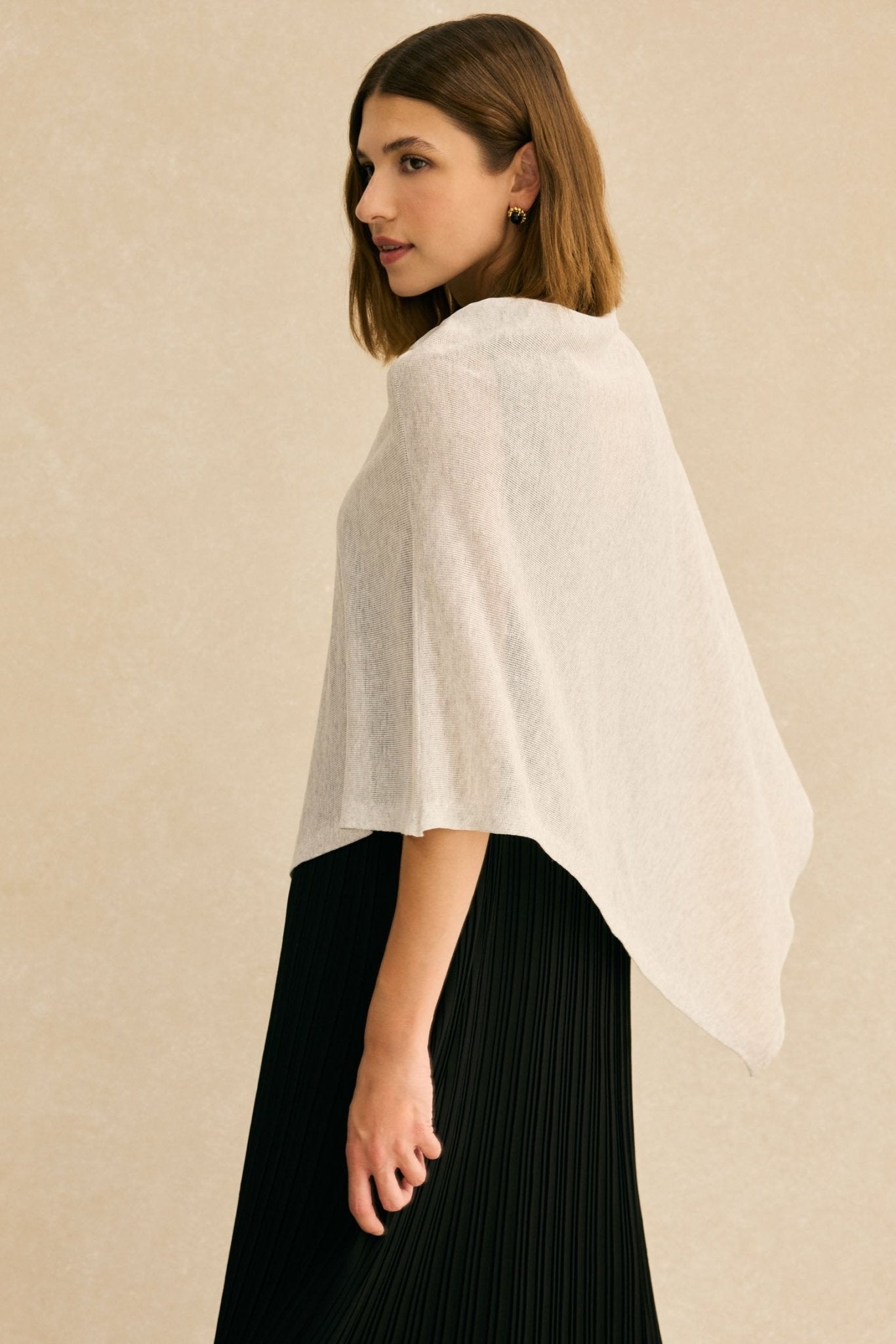 Poncho PUNTO Gris Perla - BIMANI