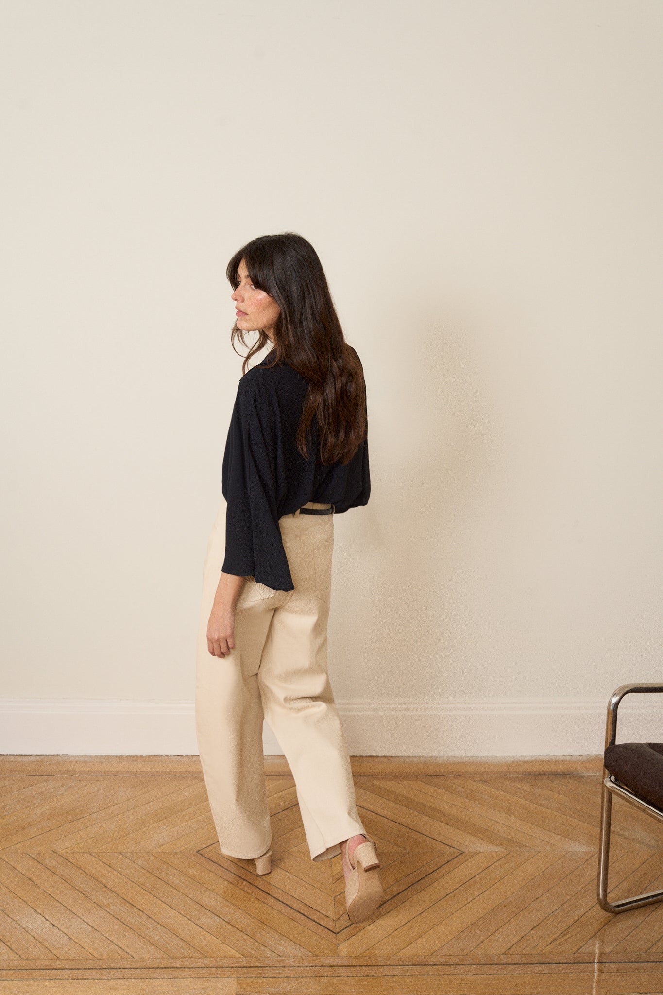 Blusa LUPE Negro Magnético - BIMANI