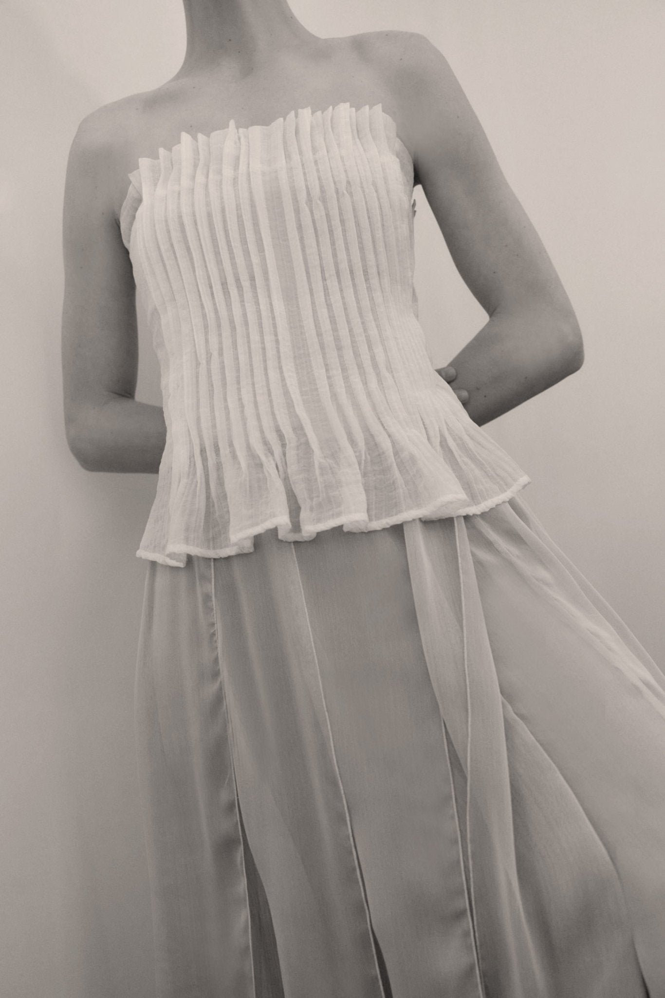 Top BARDOT Crema - BIMANI