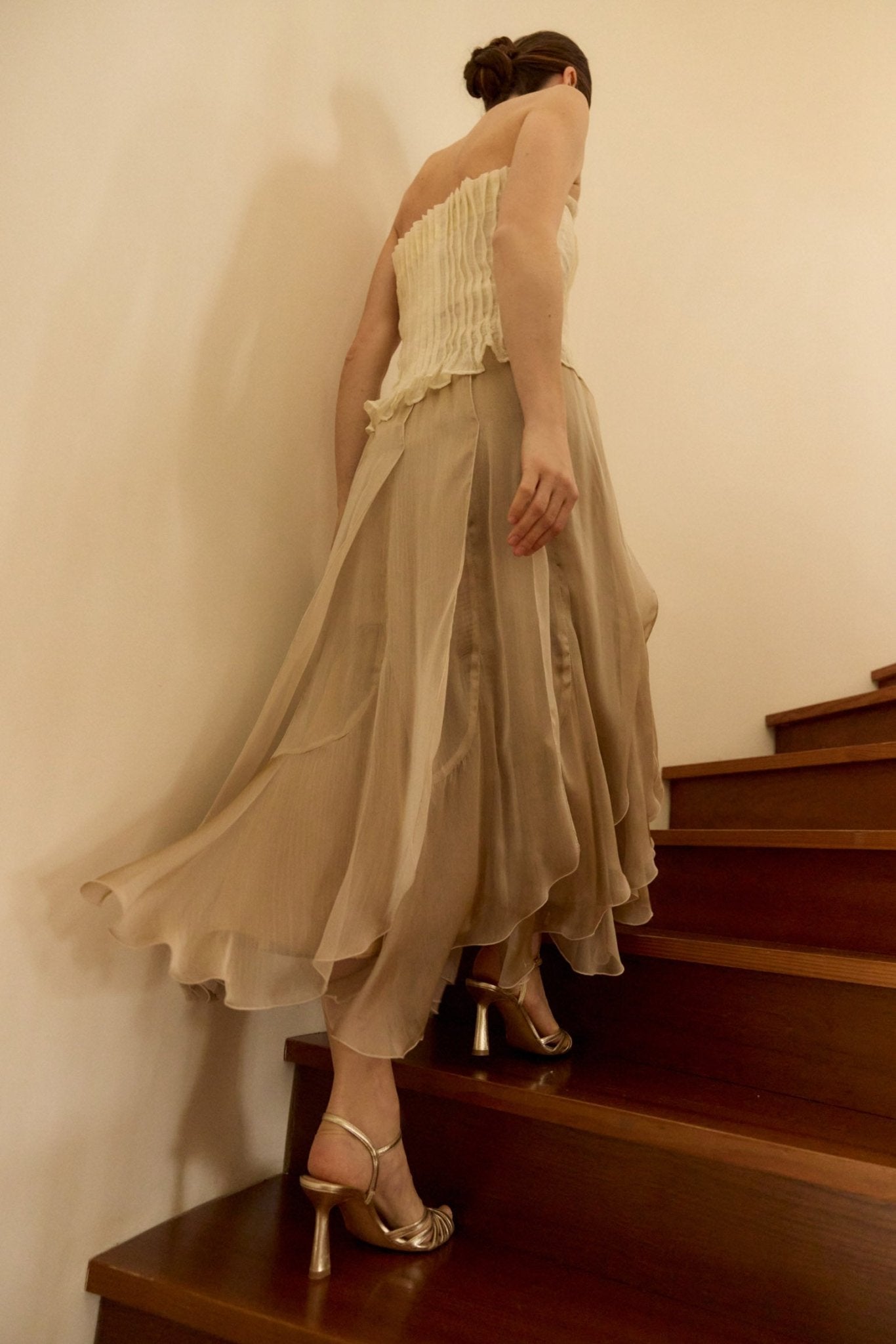 Falda MOONSTONE Champagne - BIMANI