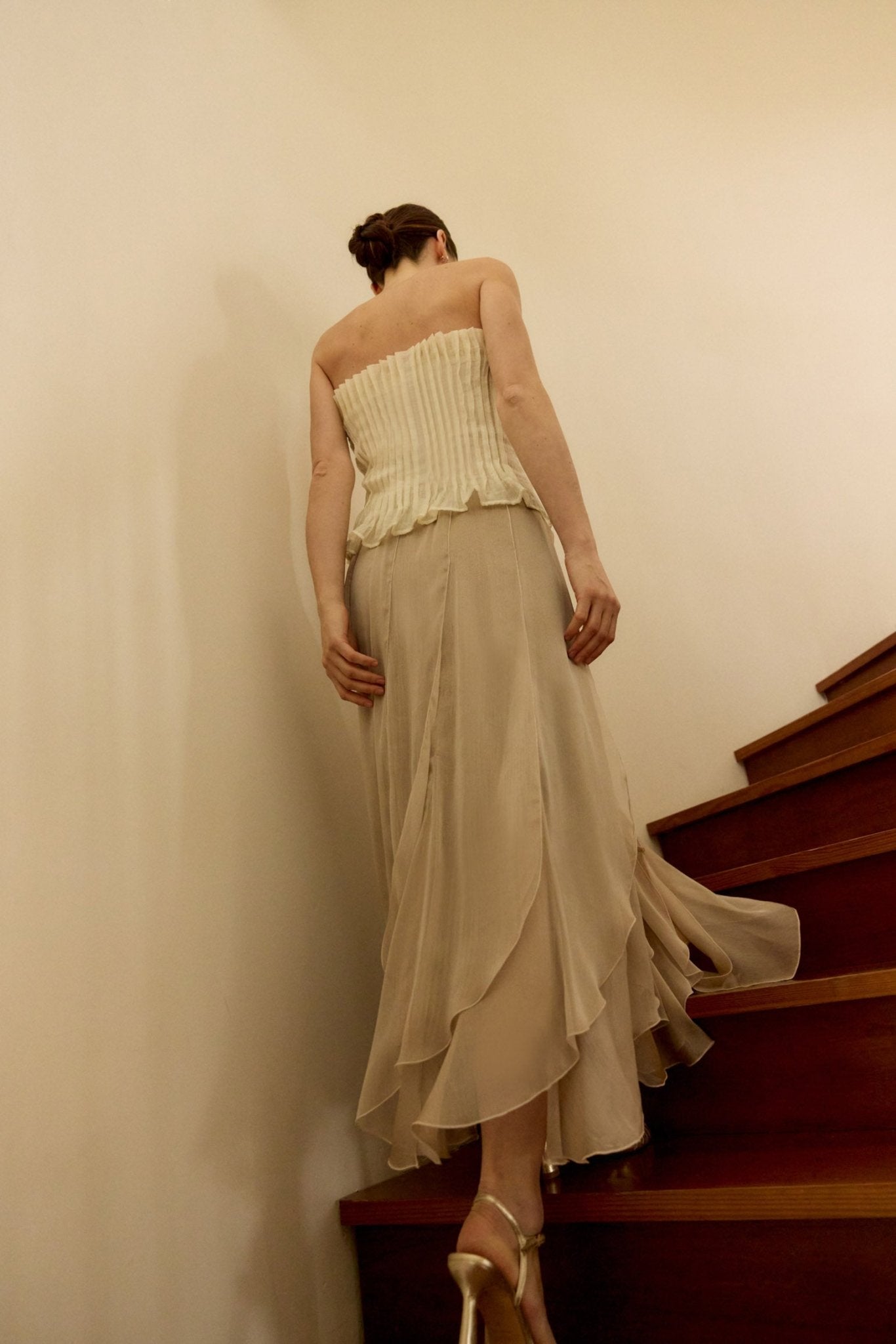 Top BARDOT Crema - BIMANI