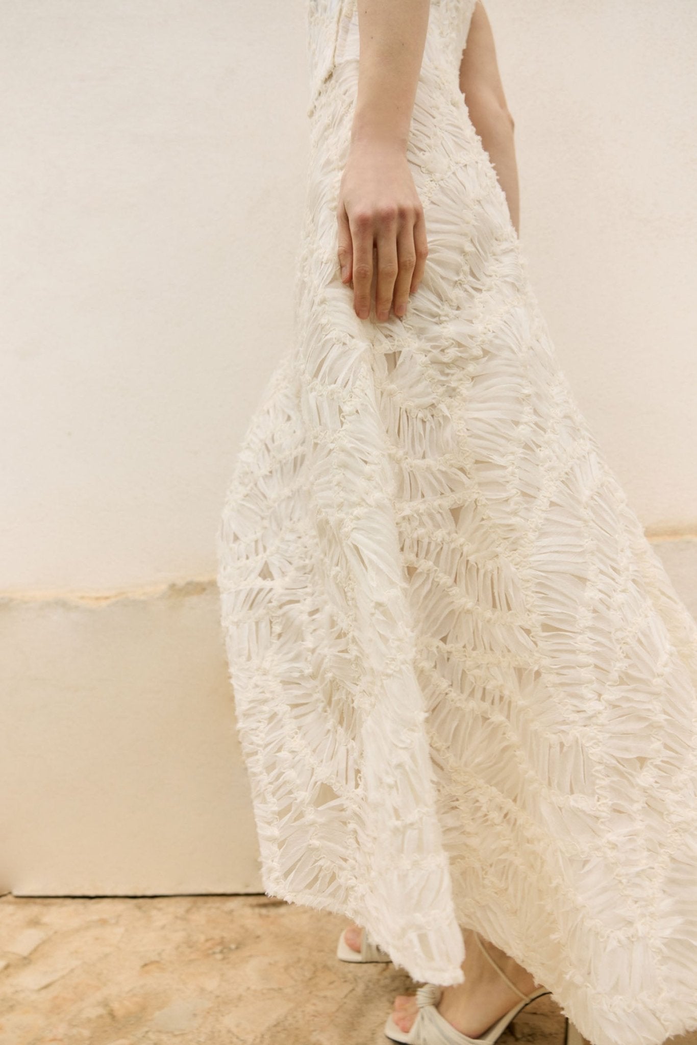 Falda CATHERINE Beige - BIMANI