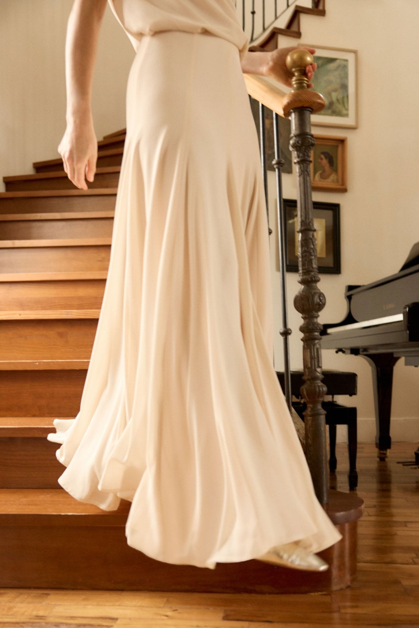 Falda ROSELLE Beige Caliza - BIMANI