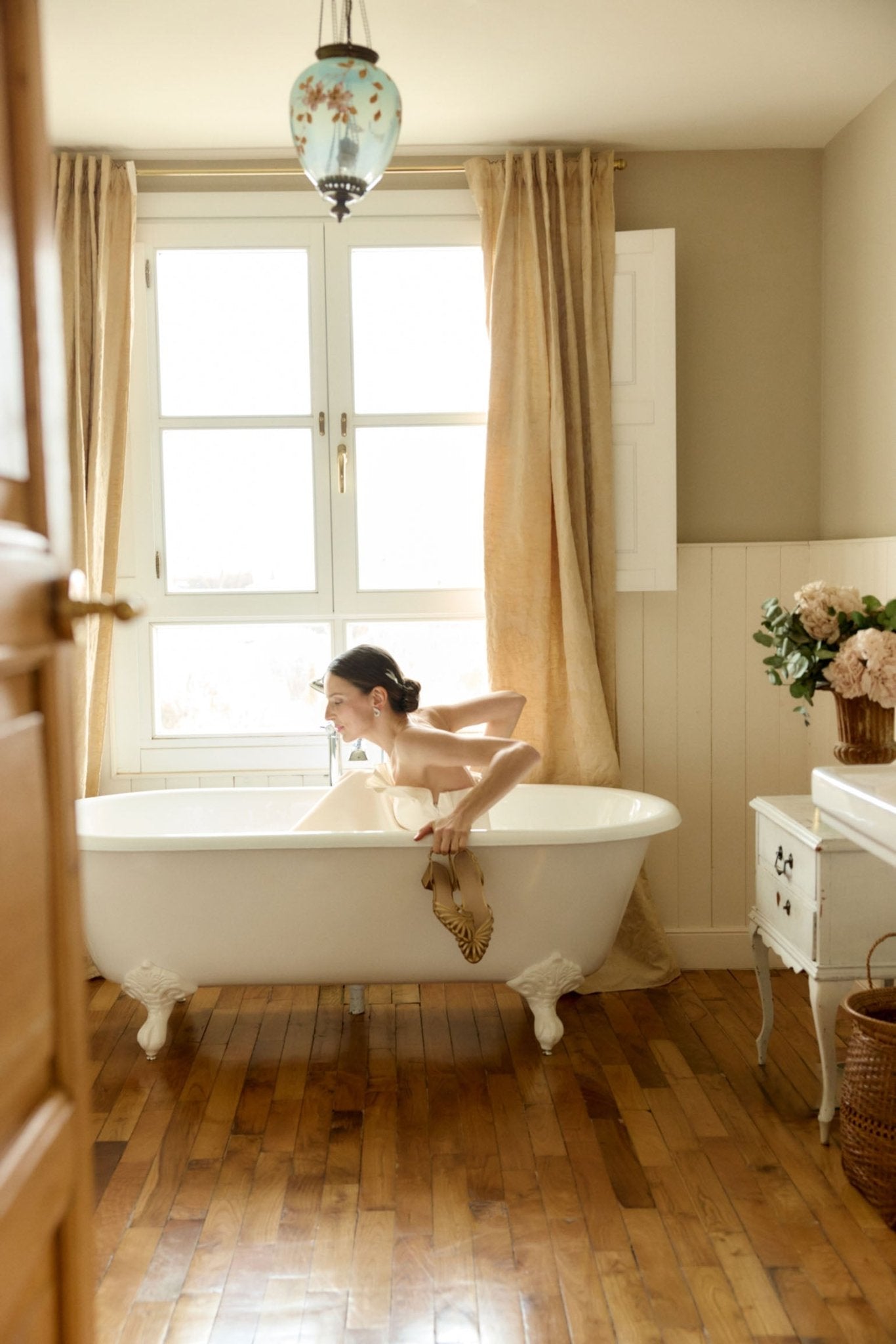 Vestido CORDELIA Crema - BIMANI