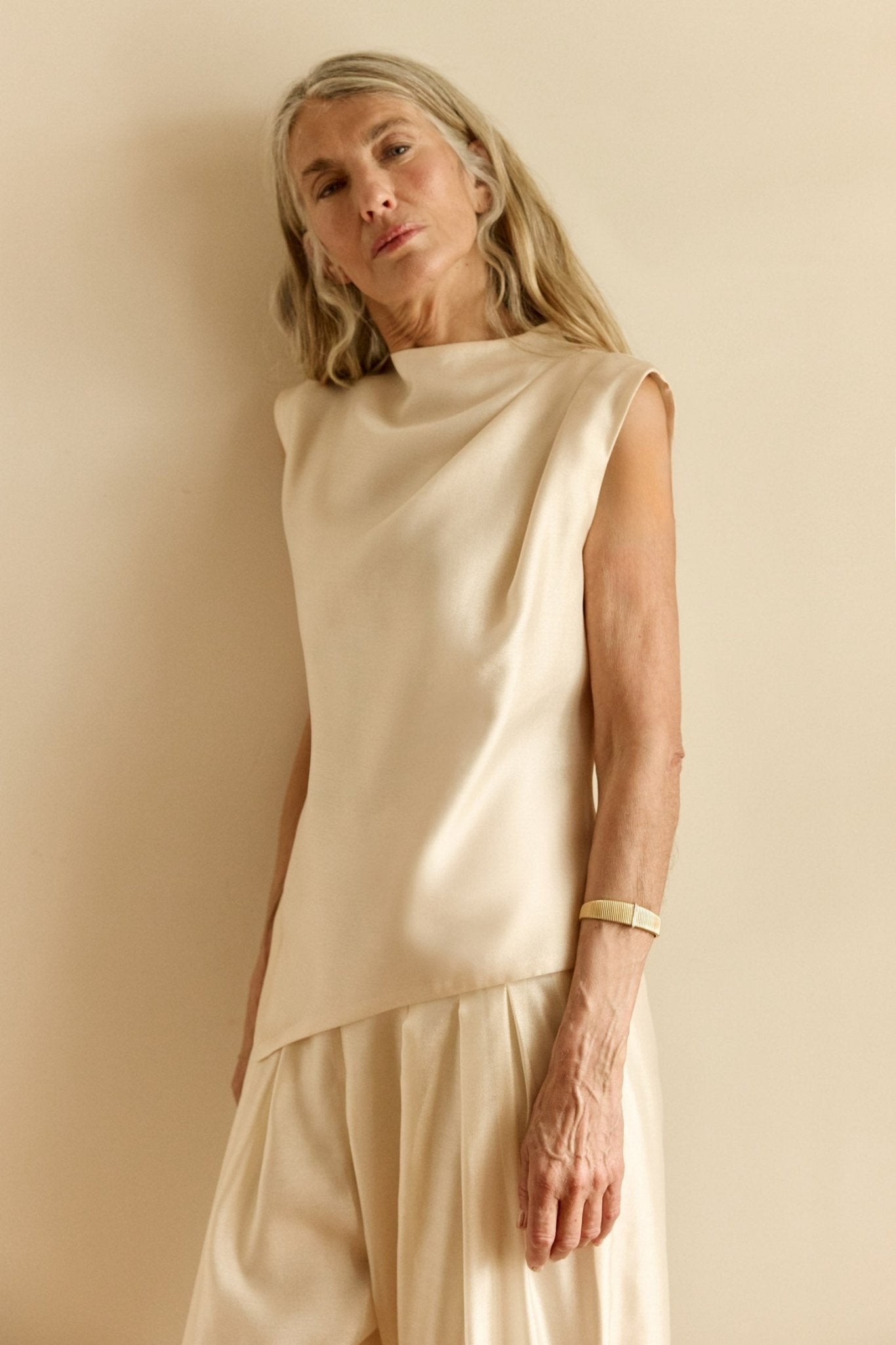 Top INDIRA Beige - BIMANI